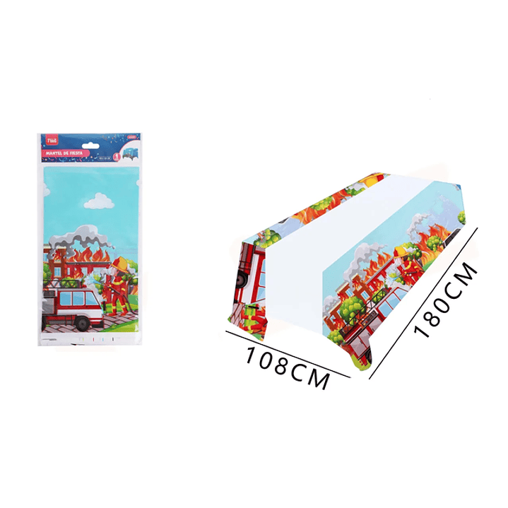 Mantel de Camión de Bomberos 180*108cm 1