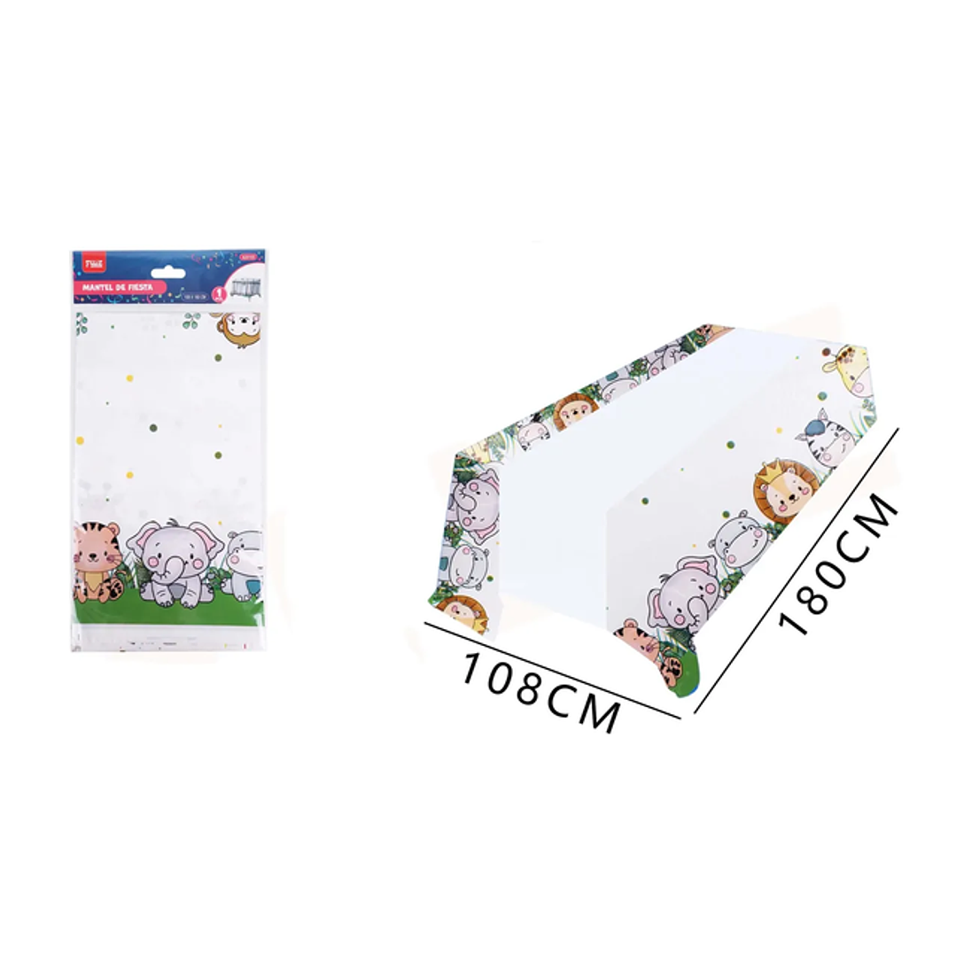 Mantel de Animales de la Selva 180*108cm 1