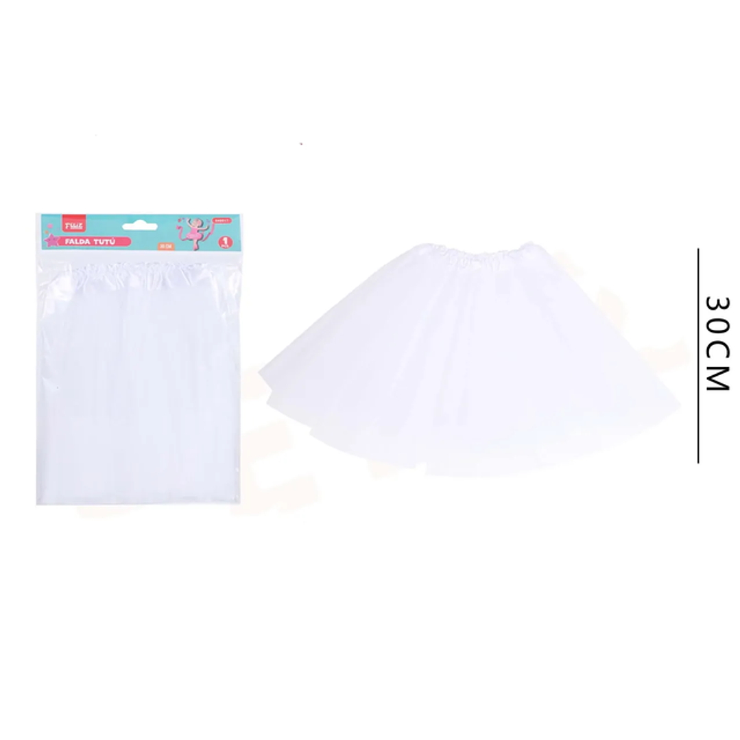 Falda Tutú Blanca 30cm 1