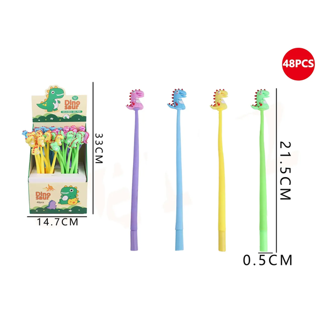 Lápiz Pop It de Silicona Dinosaurios 21.5cm 1