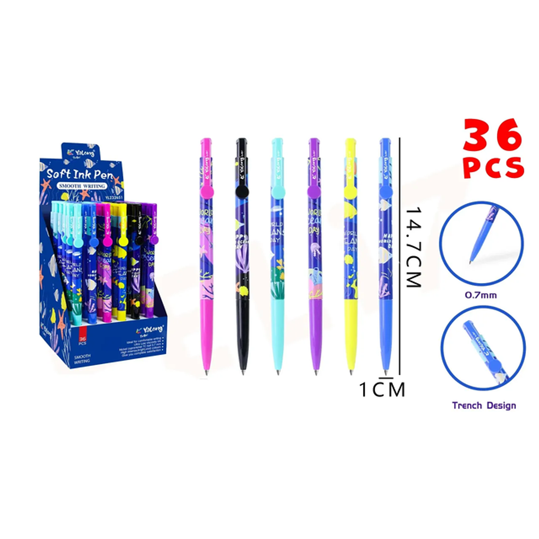 Bolígrafos Oceano 14.7cm 1