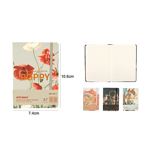 Libreta de Nota Flowers A7 100Hojas