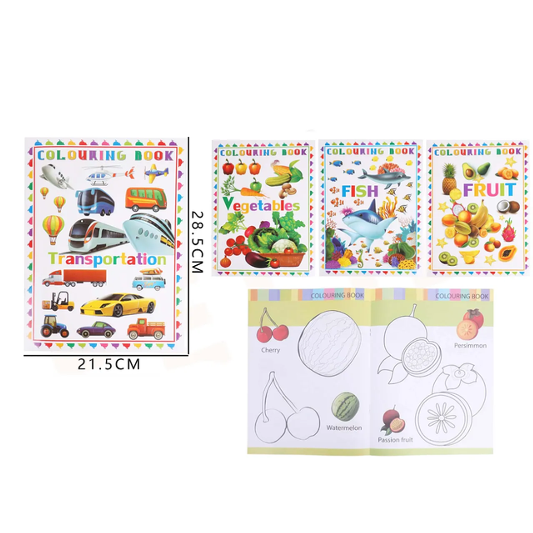 Libros Para Pintar Tematico 215285Cm 1