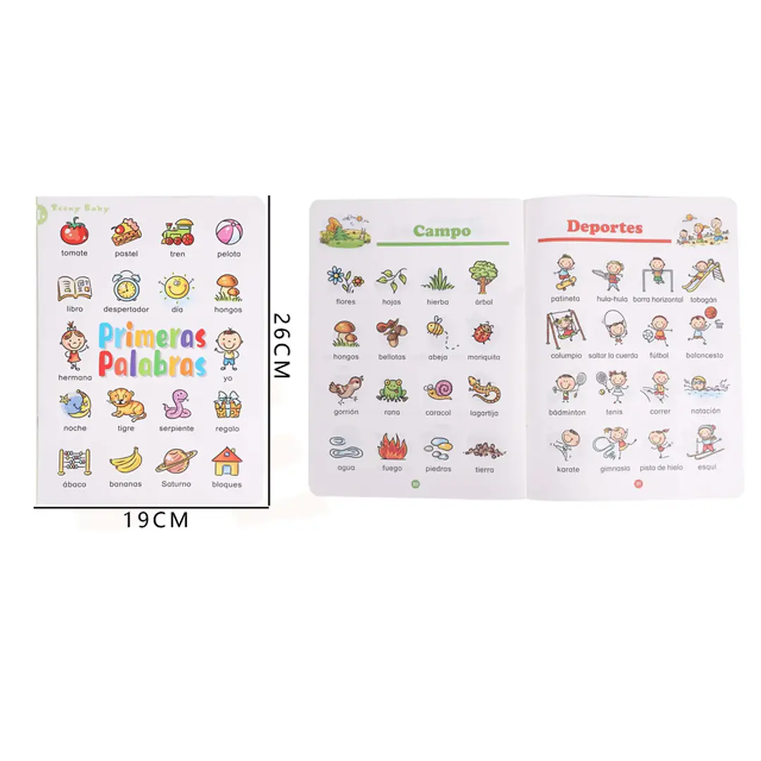 Libro Educativo Primeras Palabras 19x26Cm 1