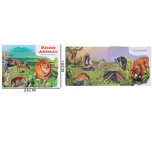 Libro Educativo Reino Animal 2610Cm