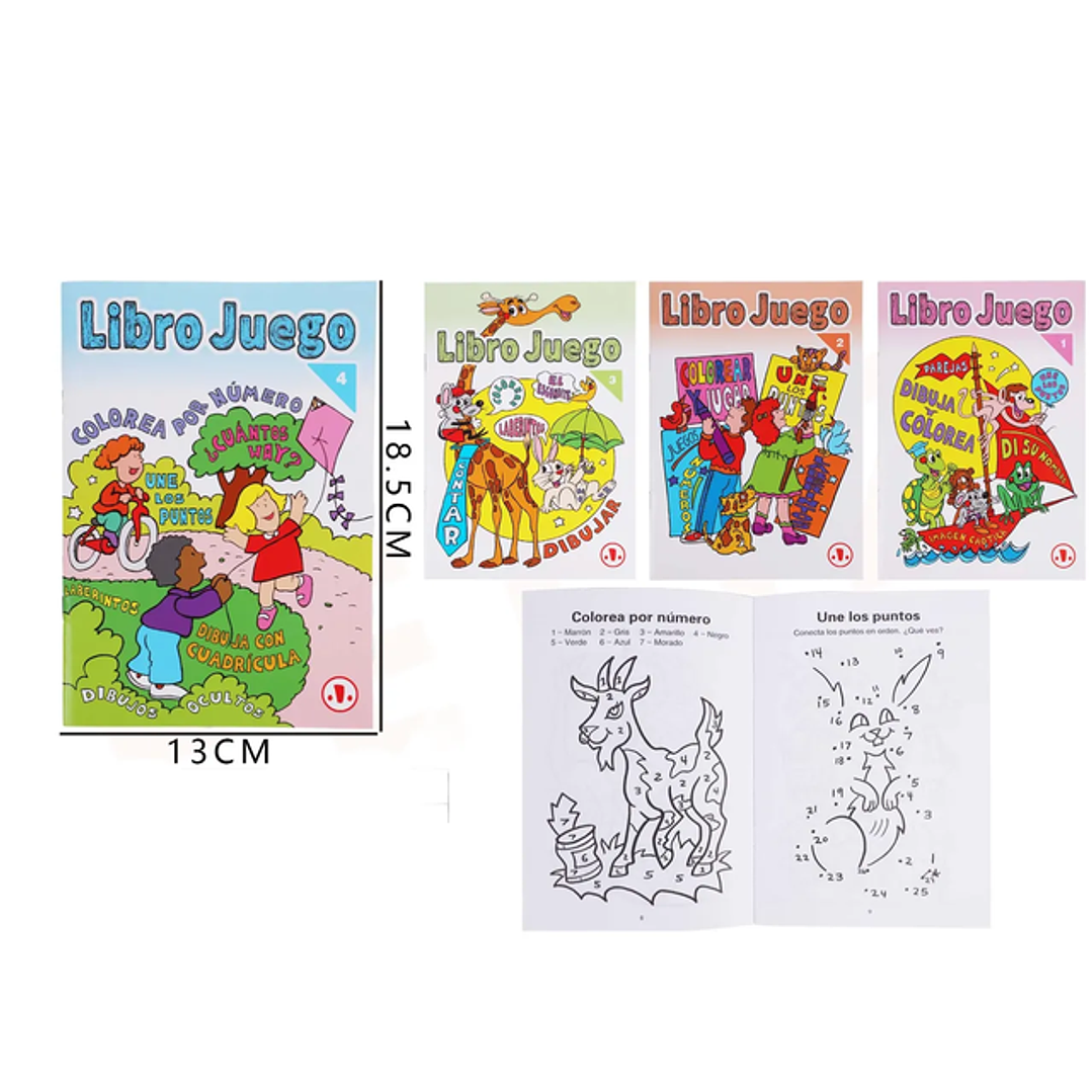 Libro educativo juegos 13x18.5cm 1