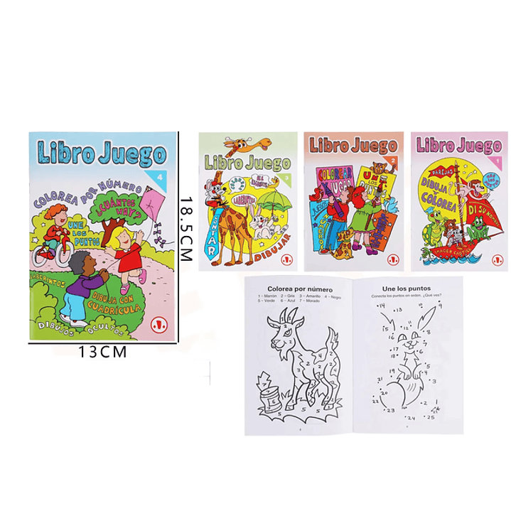 Libro educativo juegos 13x18.5cm 1