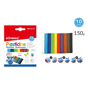 Plasticina 150G 10Colores