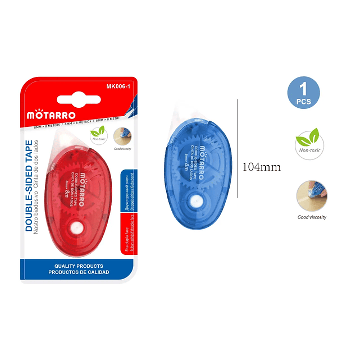 Cinta adhesiva doble contacto 8M 1