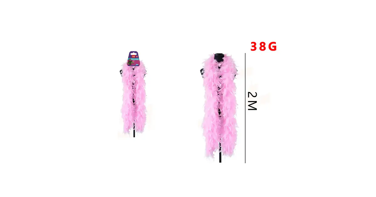 Boland Boa De Plumas De 180 Cm – Rosa Y Otros Colores, Accesorio Para Disfraces Y Fiestas