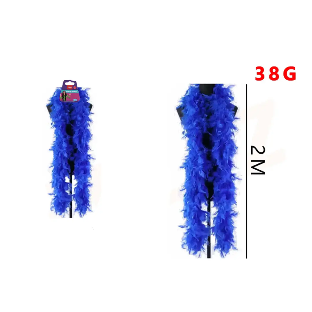 Boa de Plumas Azul 2M 1