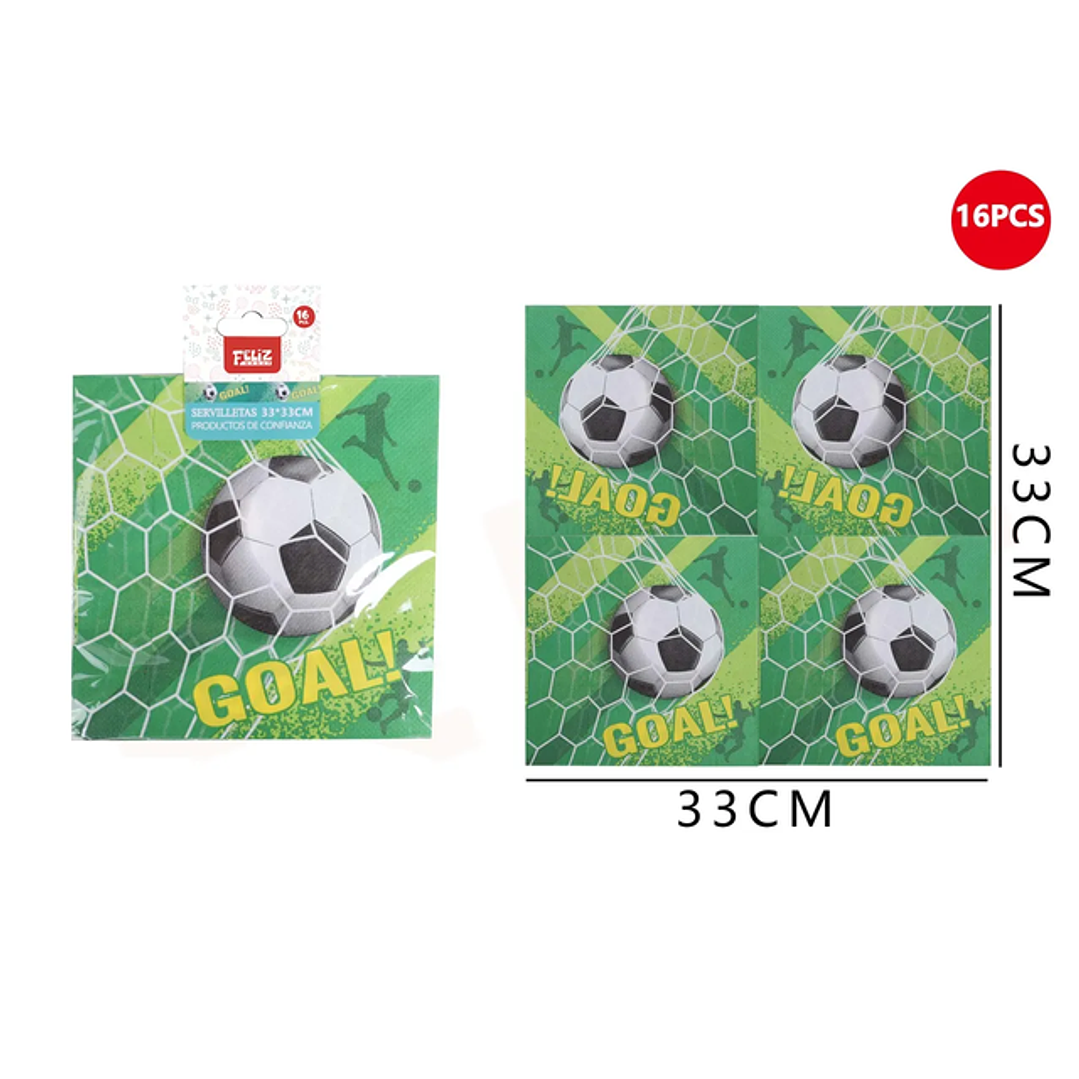 Servilletas Goal 33*33cm 16pcs 1