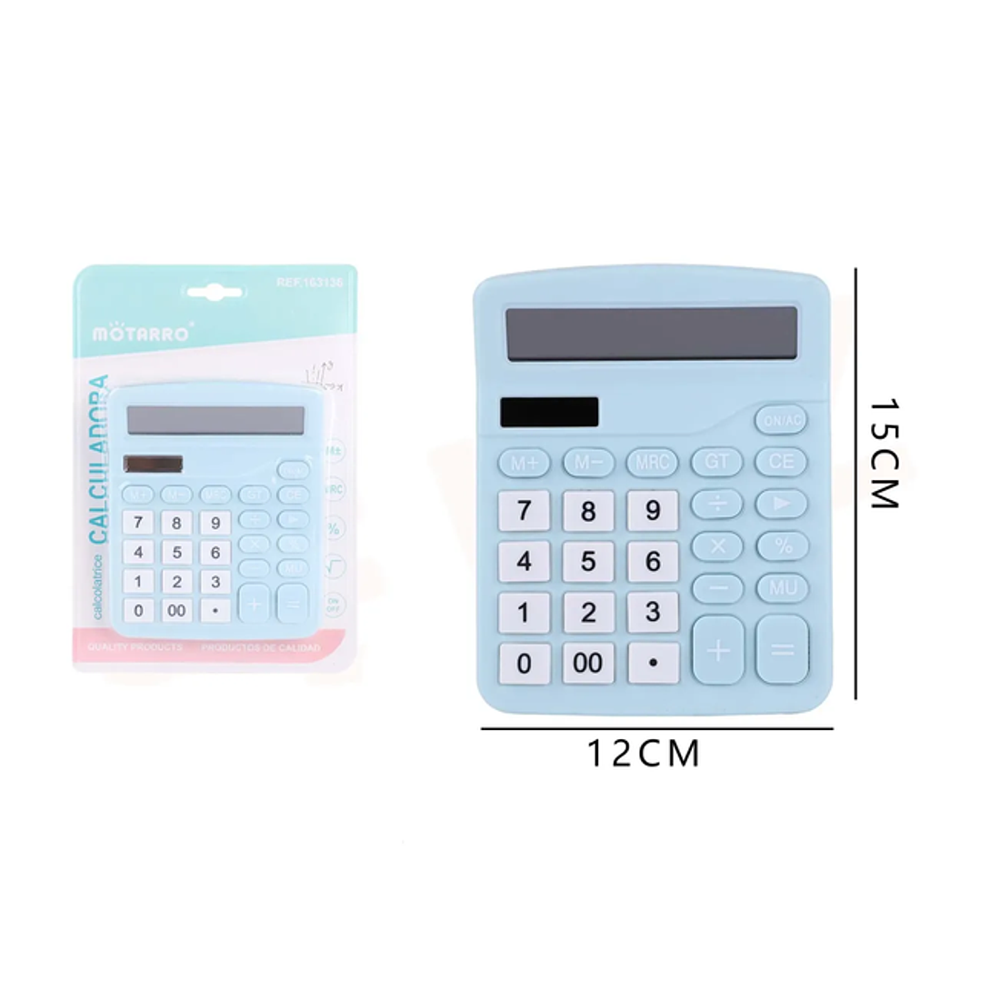 Calculadora Celeste 15*12cm 1