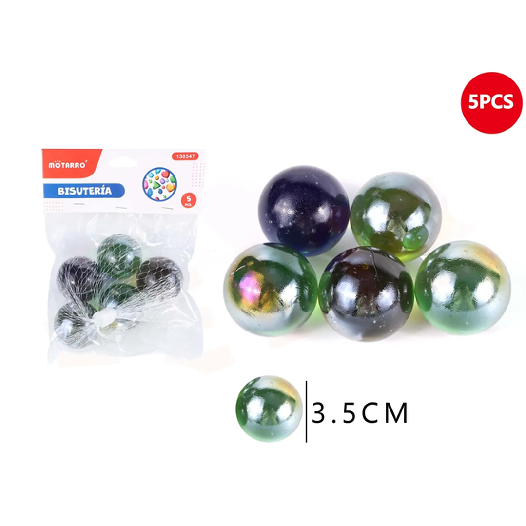 Canicas Colores 35Cm 5Pcs 1