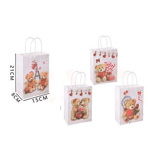 Bolsa De Regalo Oso 21*15*8Cm