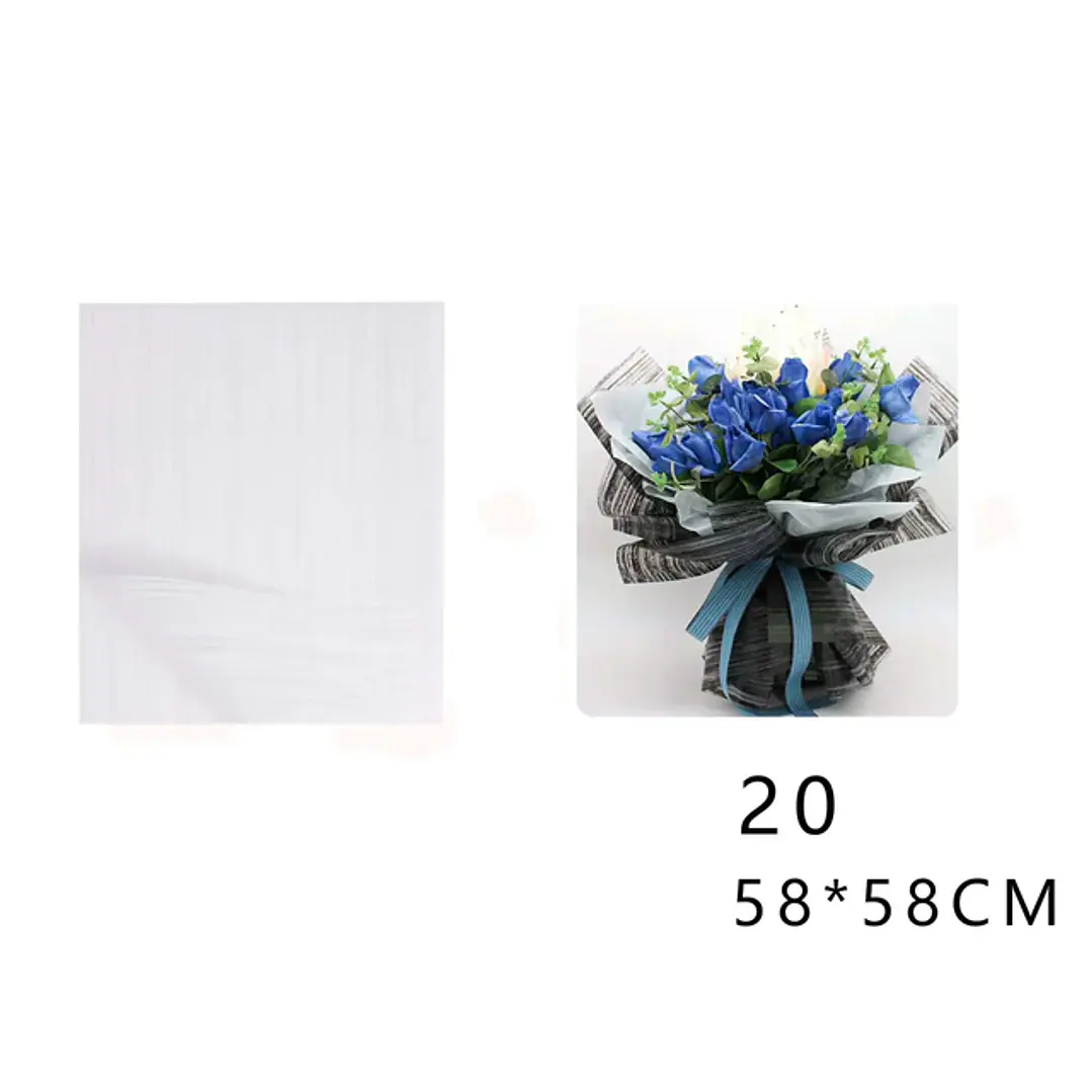 Papel Coreano Blanco 58x58cm 20pcs 1