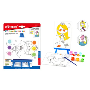 Kit Pintura imagen sirena + pinturas