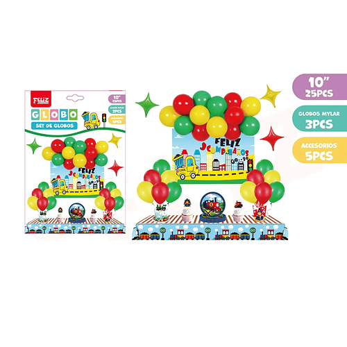 Set de Globos de Semáforo 18pcs