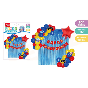 Set de Globos de Juego o Gamer 18pcs
