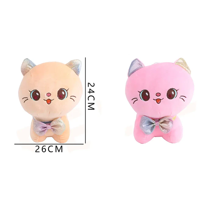 Peluche Gatito con corbata 26x24cm 1