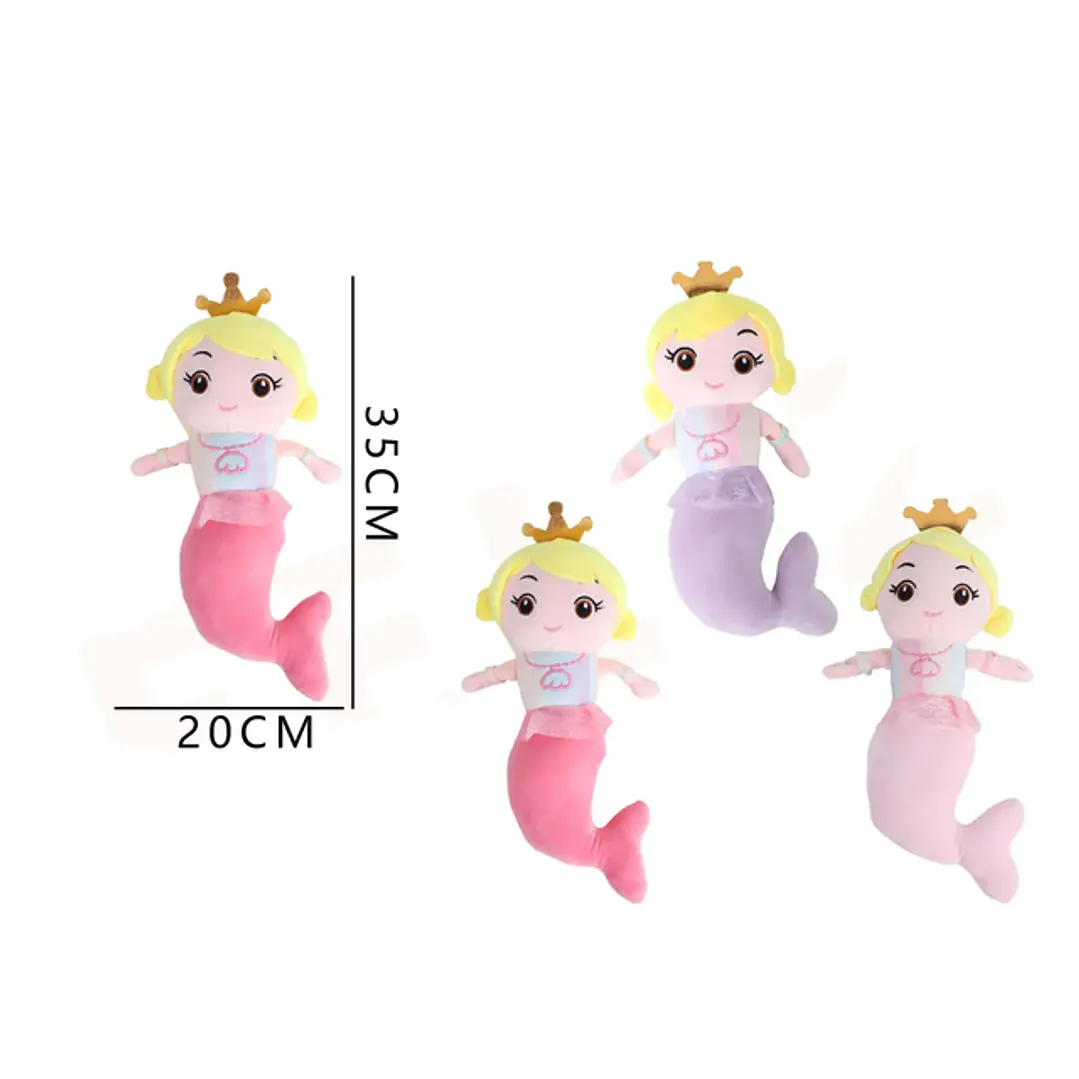 Peluche Sirena Queen 20x35cm 1