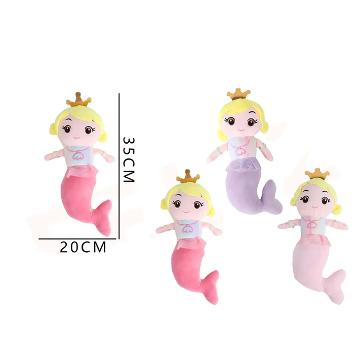 Peluche Sirena Queen 20x35cm 1