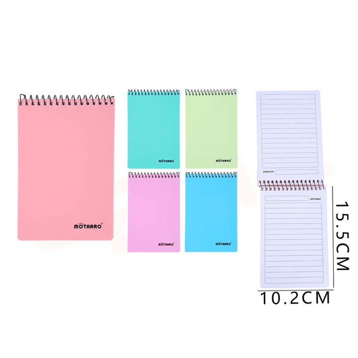 Block De Nota Unicolor A6 1