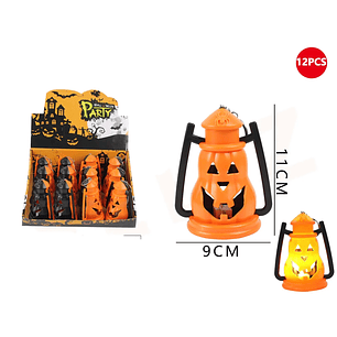 Linterna Calabaza Decorativa Con Luz