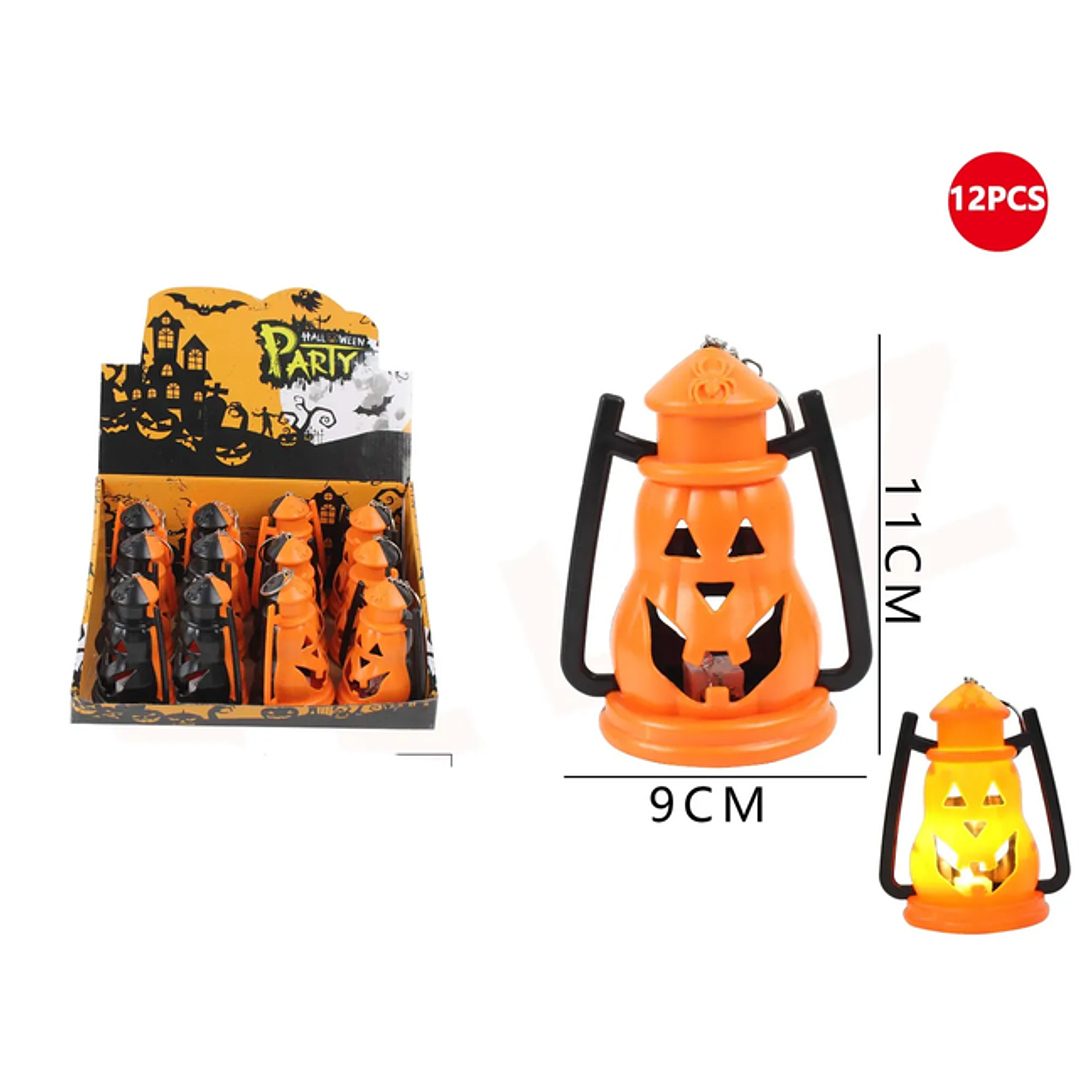 Linterna Calabaza Decorativa Con Luz 1