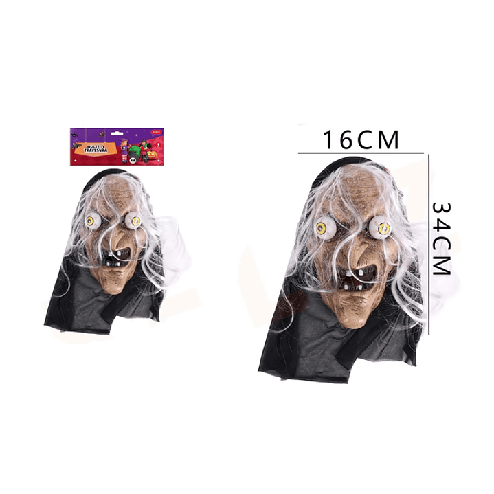 Mascara De Bruja Espeluznante Halloween 1