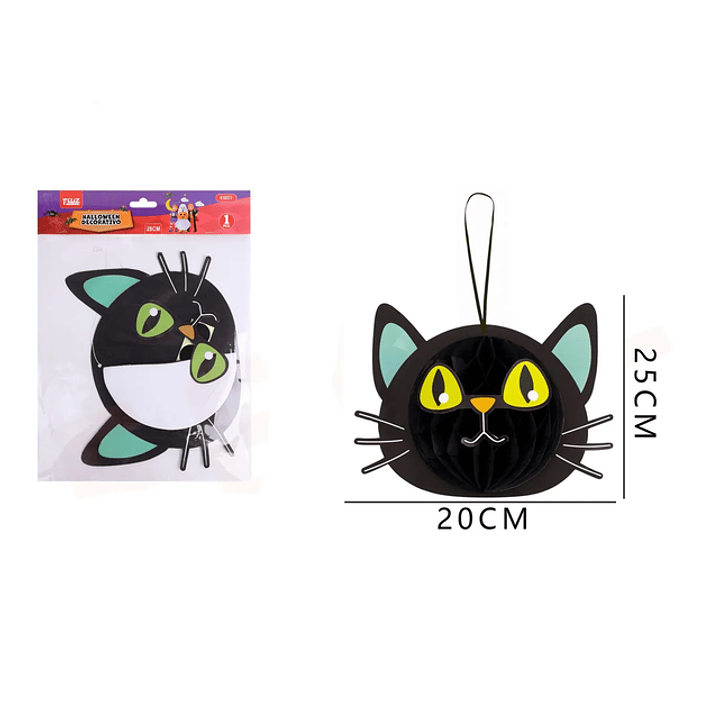 Adorno Decorativos Gato 25Cm Halloween 1