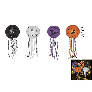 Lampara De Papel Halloween 20Cm