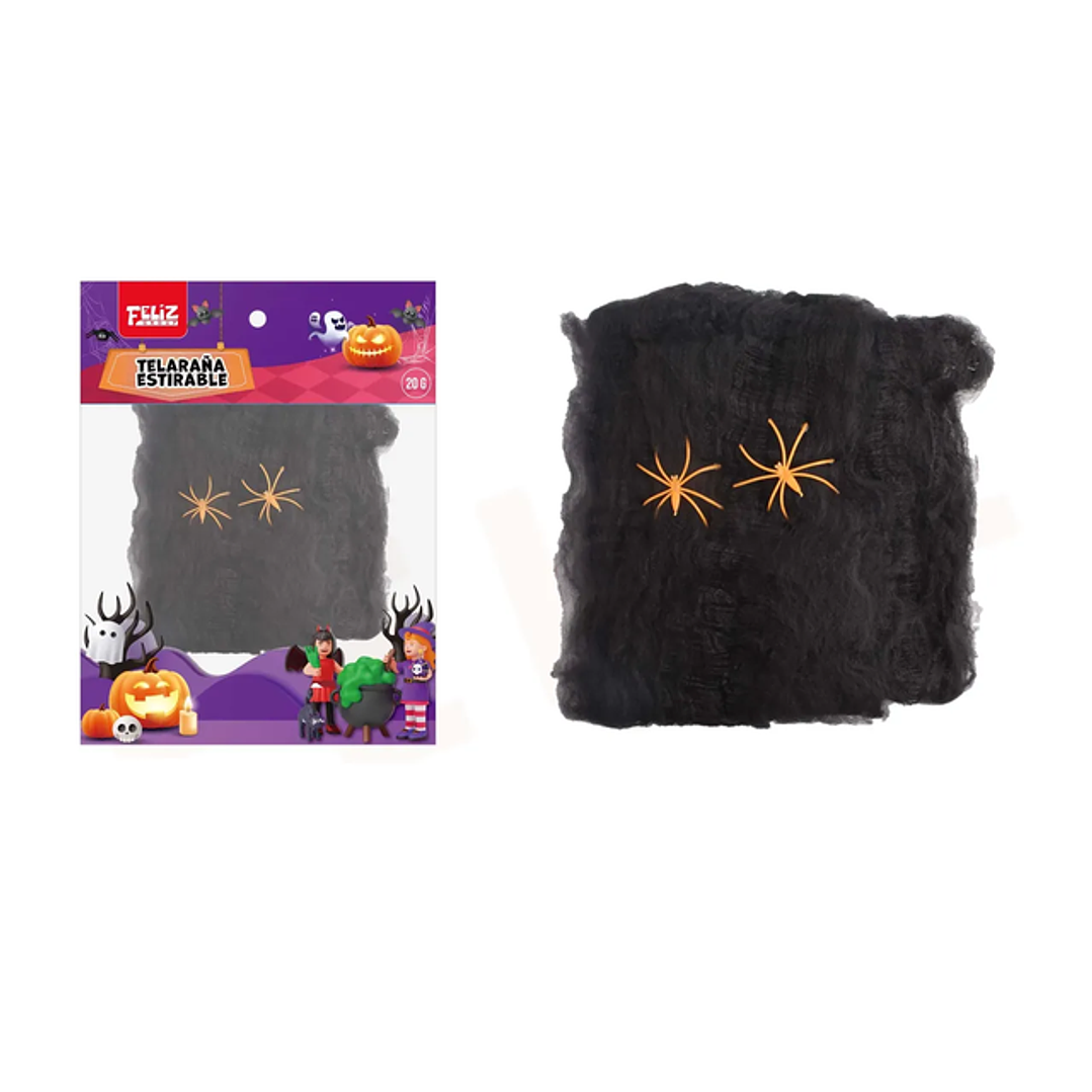 Telarana Negro Halloween 20G 1