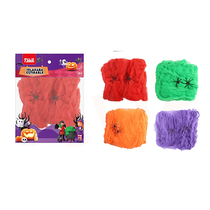Telarana Multicolores Halloween 20G
