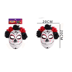 Mascara De Halloween Catrina 2020Cm