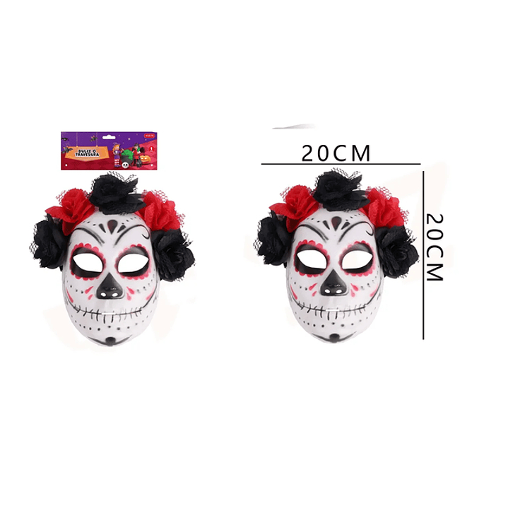 Mascara De Halloween Catrina 2020Cm 1