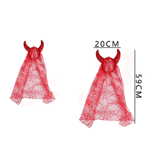 Diadema De Diablita Rojo