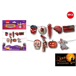 Guirnalda Organos Halloween 9Pcs