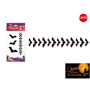 Guirnalda Murcielagos Halloween 13Pcs
