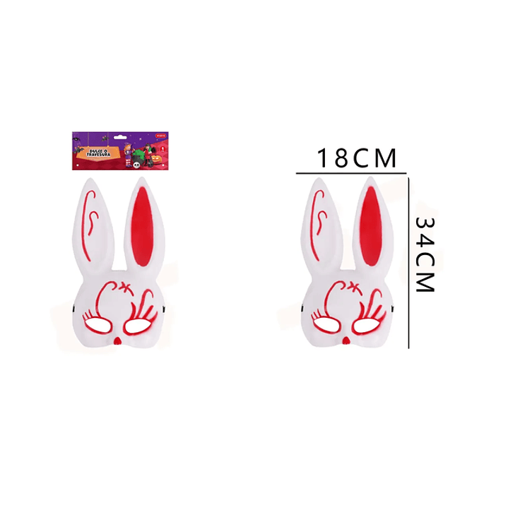 Mascara De Conejo Halloween 1