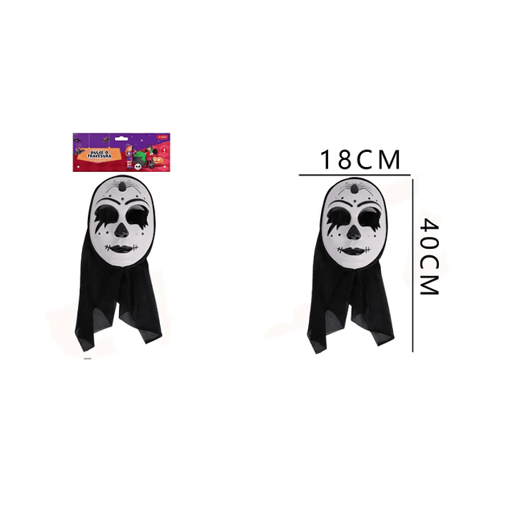 Mascara De Halloween 1840Cm 1