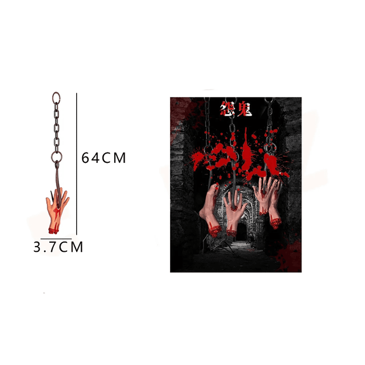 Mano Adorno Decorativos Halloween 64Cm 1