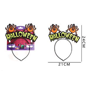 Cintillo Araña con frase Halloween