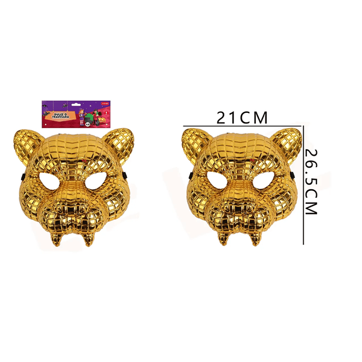 Mascara De Leopardo Dorado 1