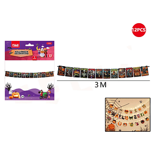 Guirnalda Alien Halloween 12Pcs