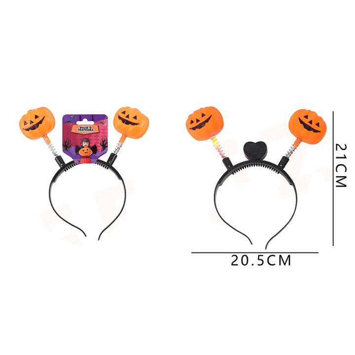 Cintillo de calabaza con Luz 1