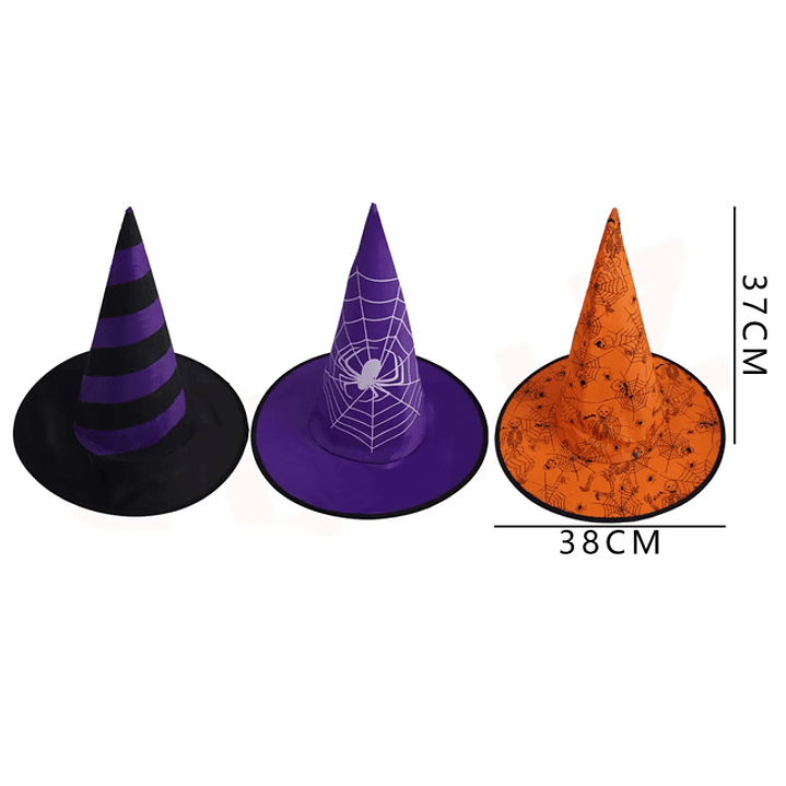 Sombrero De Bruja 37Cm 1