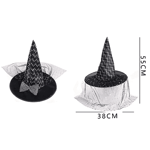 Sombrero De Brujita Brillante