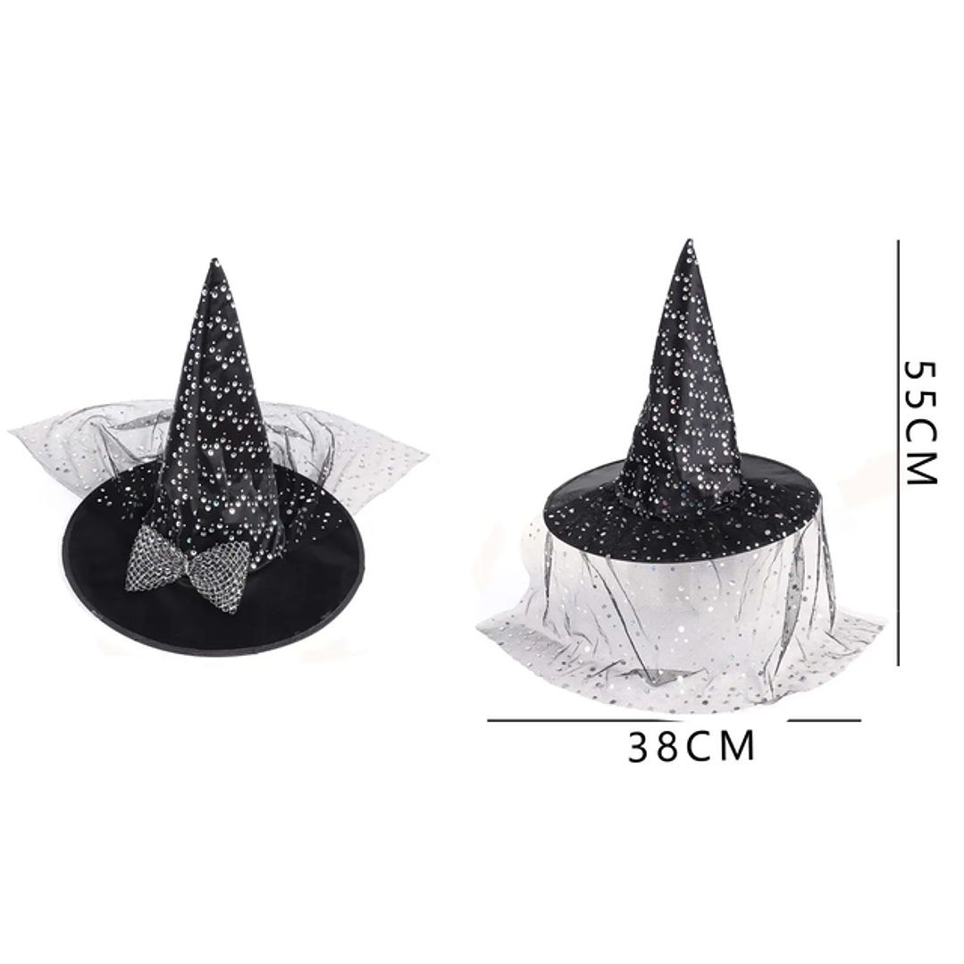 Sombrero De Brujita Brillante 1