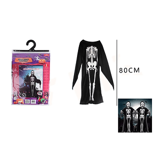 Disfraz De Halloween Esqueleto 80Cm